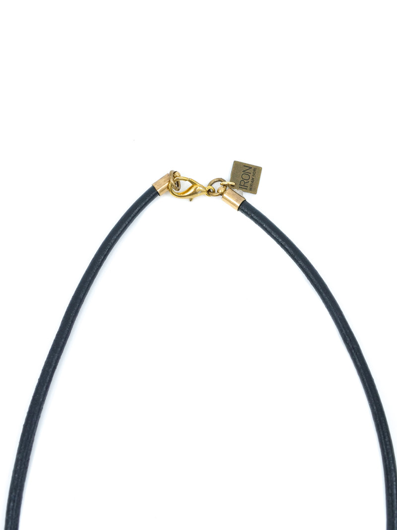 Hammered Brass Bib Necklace Accessory arcadeshops.com