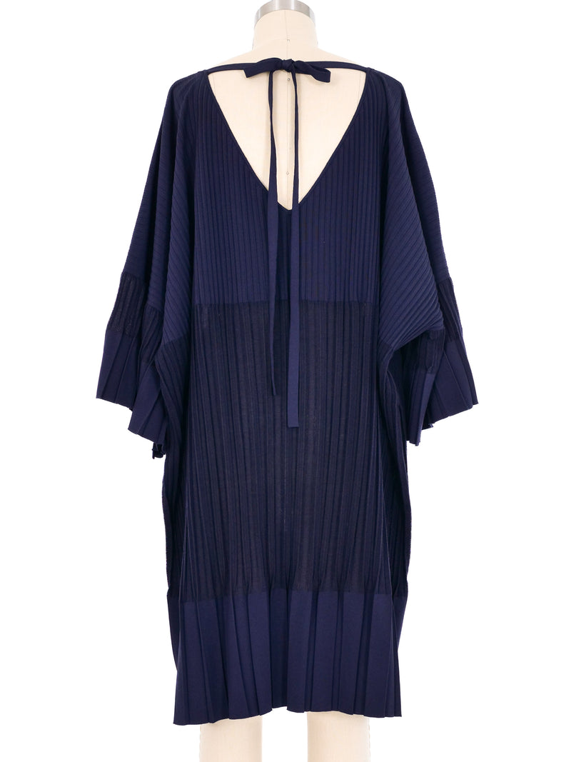 Chanel Navy Pleated Tunic Top arcadeshops.com