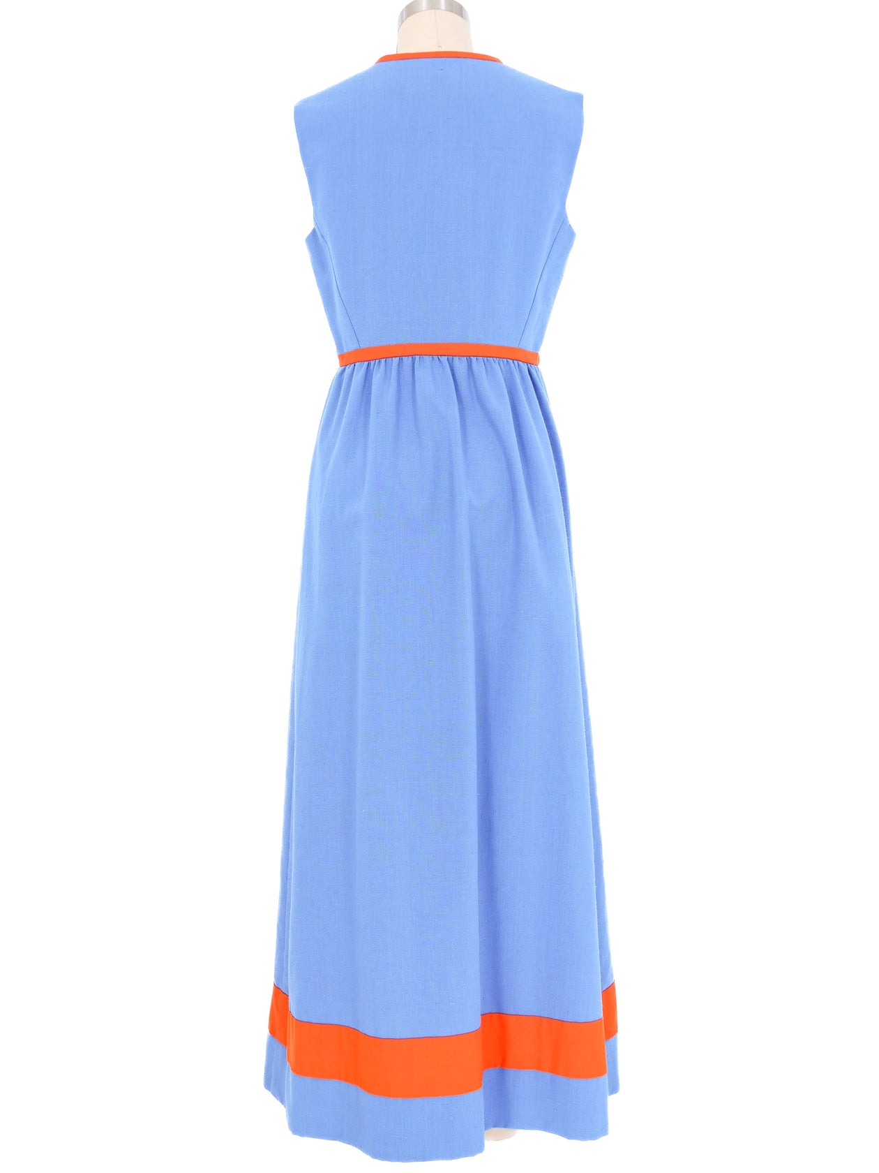 Bob Cunningham Cornflower Applique Maxi Dress