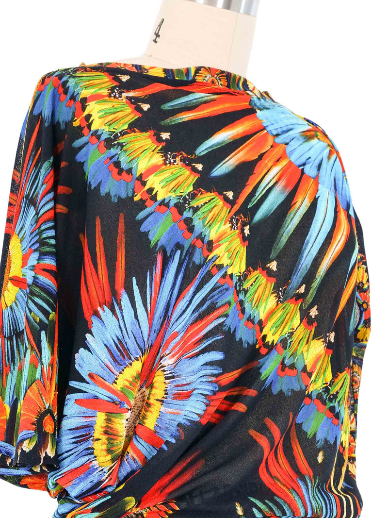 Jean Paul Gaultier Tropical Asymmetrical Top Top arcadeshops.com