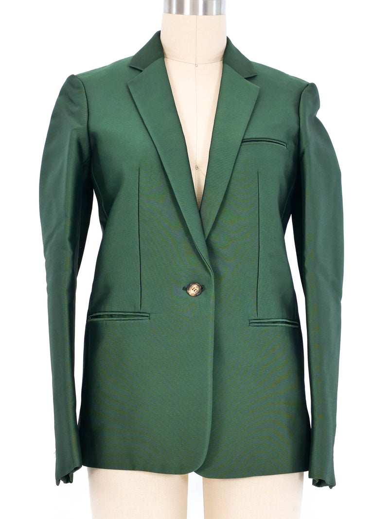 Celine Emerald Green Blazer Jacket arcadeshops.com