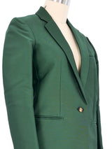 Celine Emerald Green Blazer Jacket arcadeshops.com