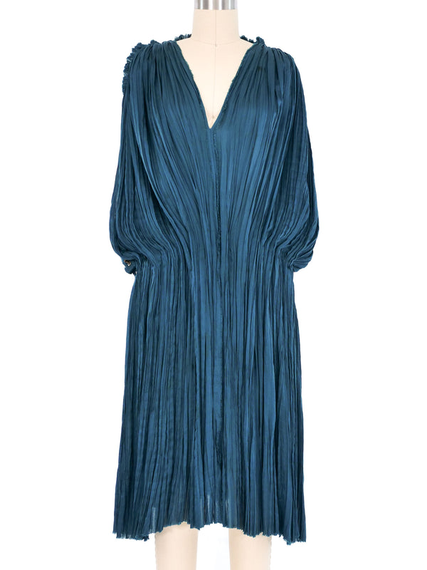 2005 Lanvin Pleated Silk Dress Dress arcadeshops.com