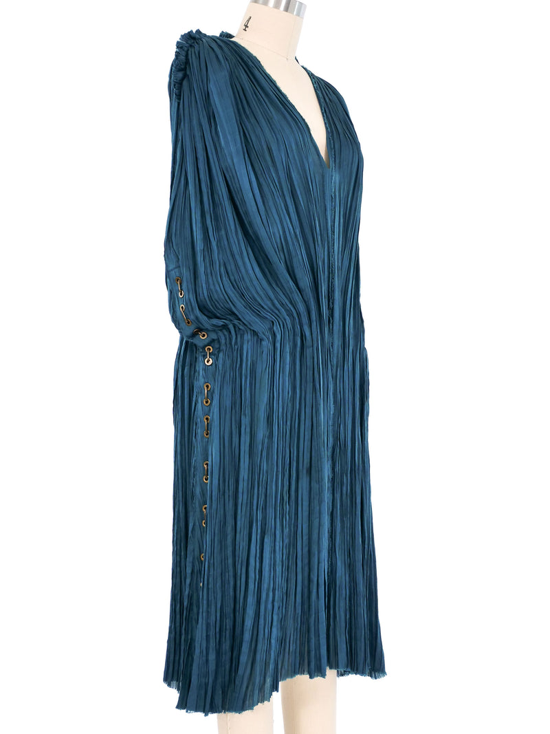 2005 Lanvin Pleated Silk Dress Dress arcadeshops.com