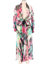 Judy Hornby Silk Floral Dress Dress arcadeshops.com