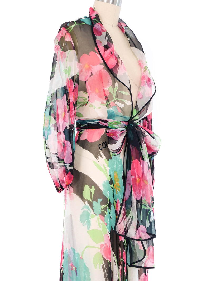 Judy Hornby Silk Floral Dress Dress arcadeshops.com