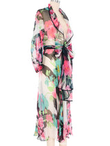 Judy Hornby Silk Floral Dress Dress arcadeshops.com