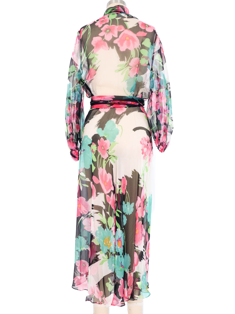 Judy Hornby Silk Floral Dress Dress arcadeshops.com