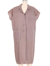 Angelo Tarlazzi Linen Shirtdress Dress arcadeshops.com