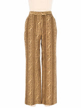 Fendi Logo Burnout Trousers Bottom arcadeshops.com