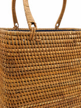 Woven Wicker Basket Tote Accessory arcadeshops.com