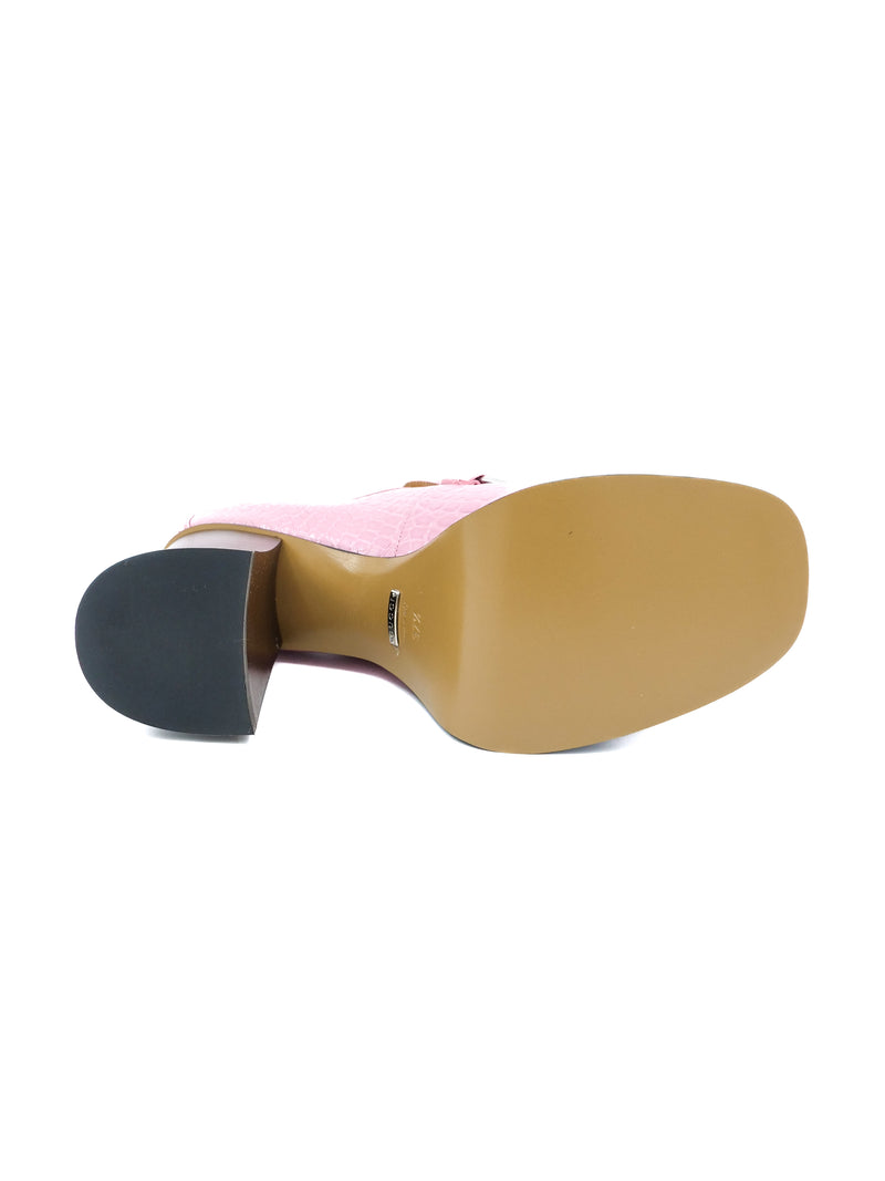 Gucci Pink Platform Loafers, 37.5 Accessory arcadeshops.com