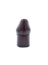 Prada Burgundy Kiltie Block Heel Loafers, 36 Accessory arcadeshops.com