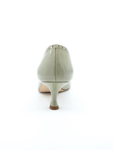 Manolo Blahnik Celadon Patent Lasercut Pumps, 36.5 Accessory arcadeshops.com