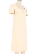 1970s Courreges Ivory A-line Dress Dress arcadeshops.com