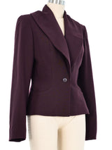 1990s Katharine Hamnett Fur Collar Jacket Jacket arcadeshops.com