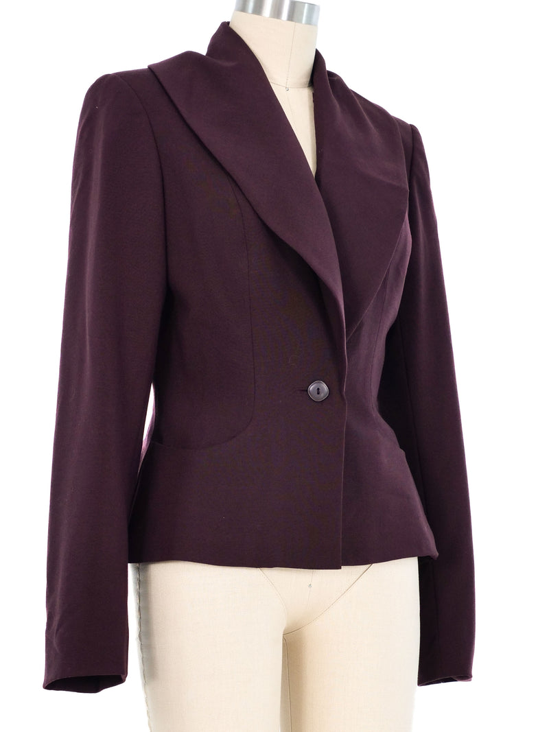 1990s Katharine Hamnett Fur Collar Jacket Jacket arcadeshops.com