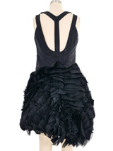 2008 Prada Ruffled Taffeta Cocktail Dress Dress arcadeshops.com