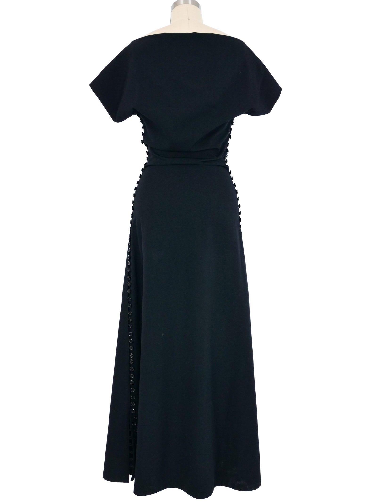 Yohji Yamamoto Button Maxi Dress