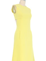 Valentino Citron Open Back Gown Dress arcadeshops.com