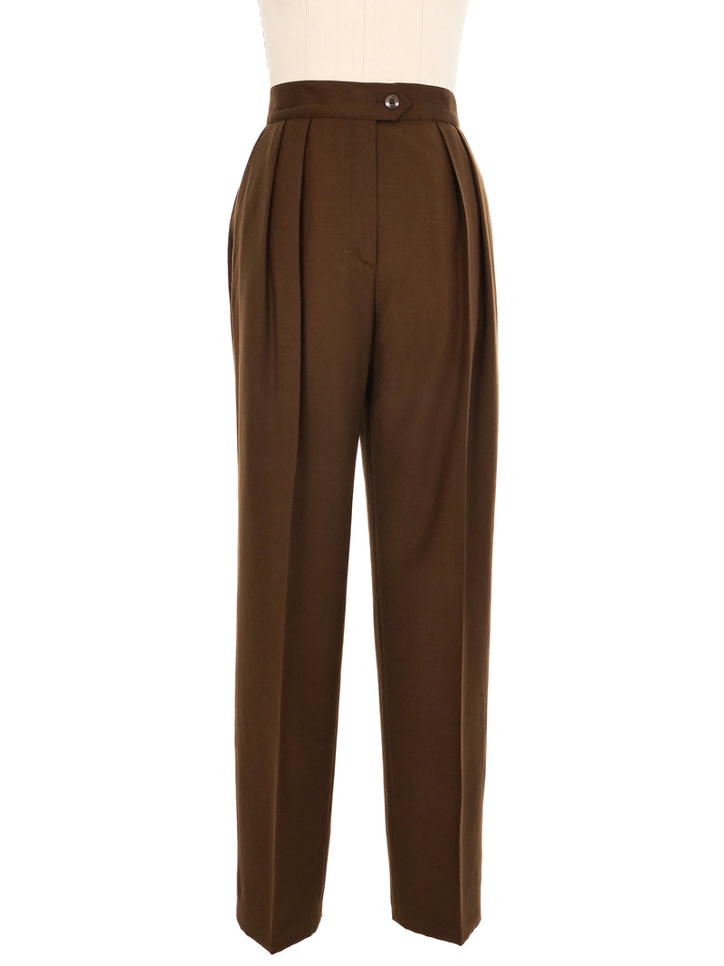 Escada Chocolate High Waisted Trousers Bottom arcadeshops.com