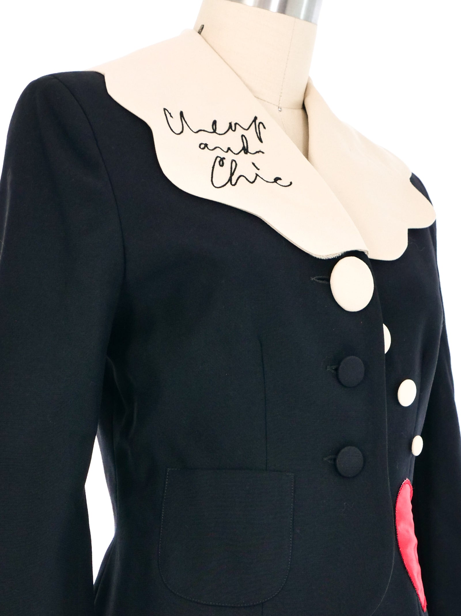Moschino Heart Applique Blazer