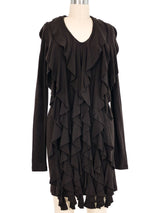 Plein Sud Ruffle Bodycon Dress Dress arcadeshops.com