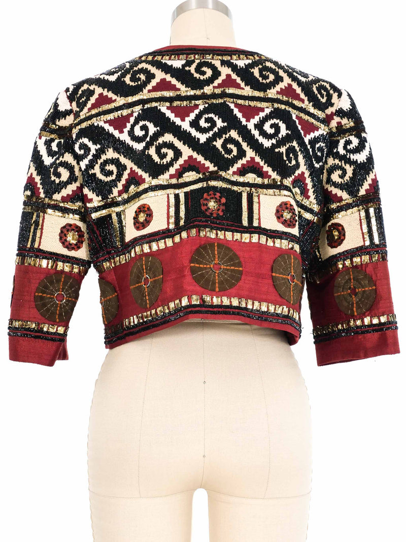 Oscar de la Renta Embellished Bolero Jacket arcadeshops.com