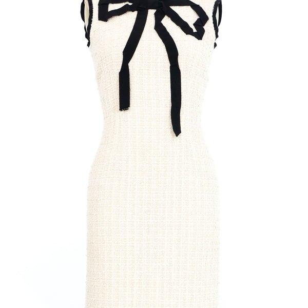 gucci sequin bow dress Embroidery Gucci Ribbon Dress Luxury Fashion Independent Designers SSENSE