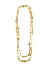 St. John Wrap Around Beaded Goldtone Necklace Accessory arcadeshops.com