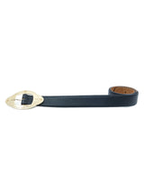 Escada Black Logo Buckle Belt Accessory arcadeshops.com