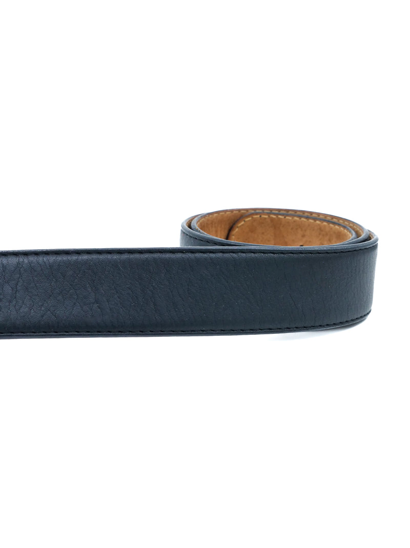 Escada Black Logo Buckle Belt Accessory arcadeshops.com