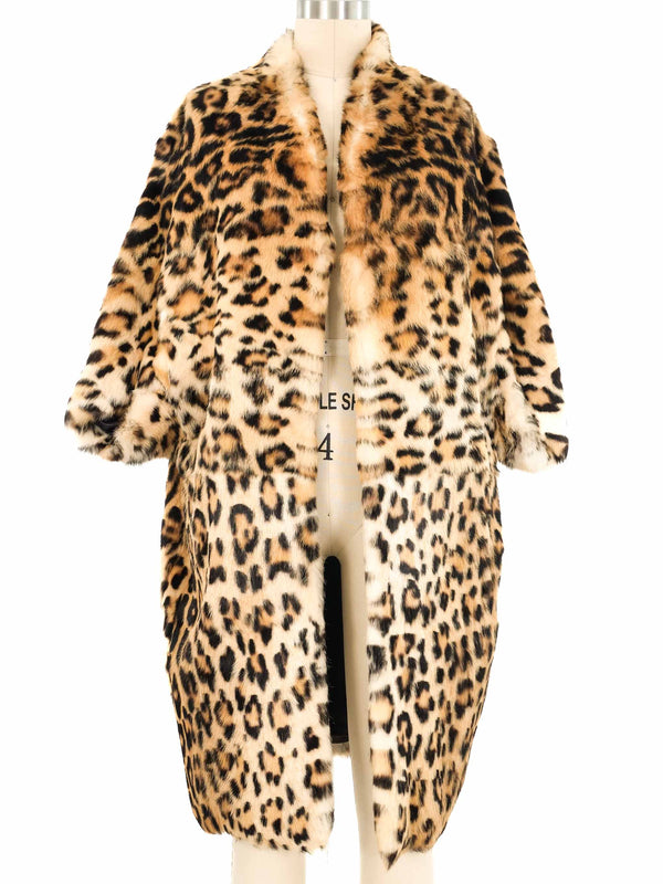 Plein Sud Fur Cocoon Coat Jacket arcadeshops.com