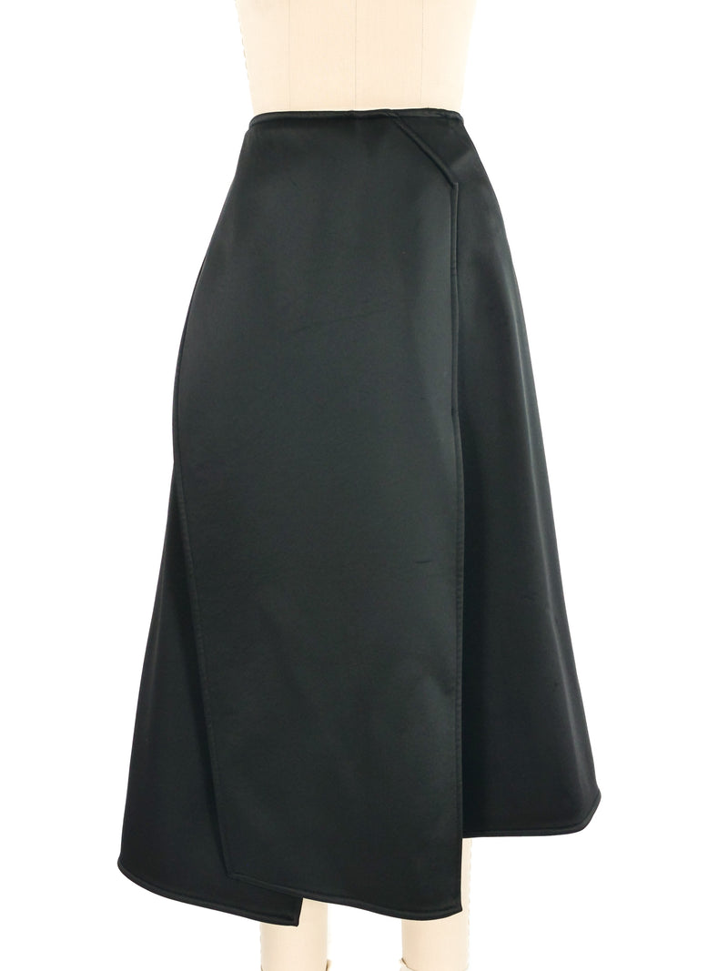 Celine Neoprene Wrap Skirt Bottom arcadeshops.com