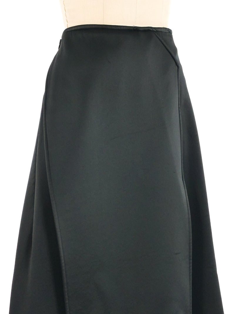 Celine Neoprene Wrap Skirt Bottom arcadeshops.com