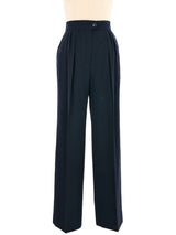 Escada Black High Waisted Flared Trousers Bottom arcadeshops.com