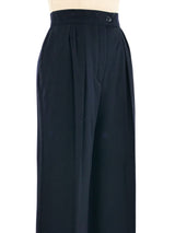 Escada Black High Waisted Flared Trousers Bottom arcadeshops.com