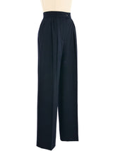 Escada Black High Waisted Flared Trousers Bottom arcadeshops.com