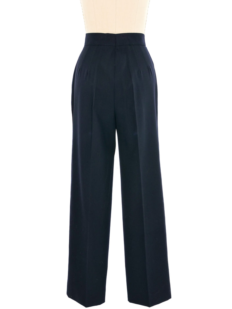 Escada Black High Waisted Flared Trousers Bottom arcadeshops.com