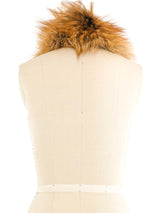 Fox Fur Ribbon Collar Accessory arcadeshops.com