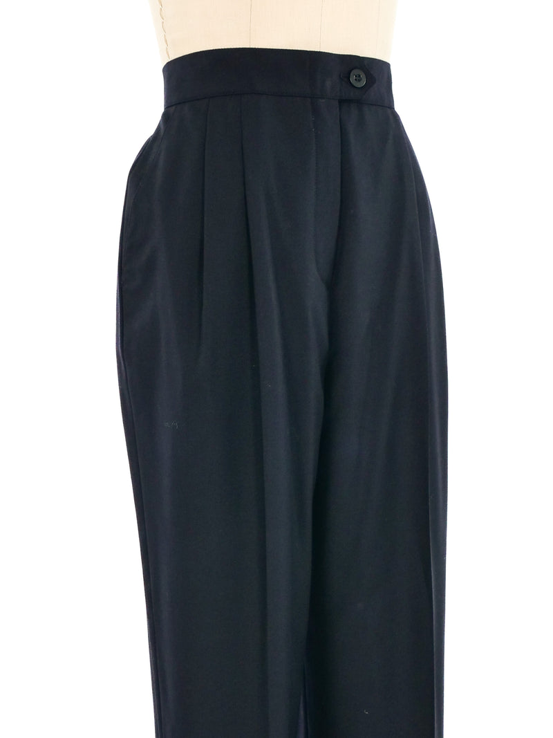 Escada Black High Waisted Trousers Bottom arcadeshops.com