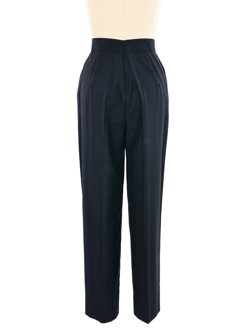 Escada Black High Waisted Trousers Bottom arcadeshops.com