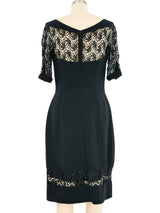 Thierry Mugler Lace Panel Dress Dress arcadeshops.com