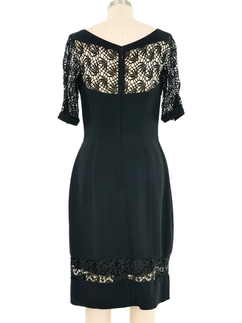 Thierry Mugler Lace Panel Dress Dress arcadeshops.com