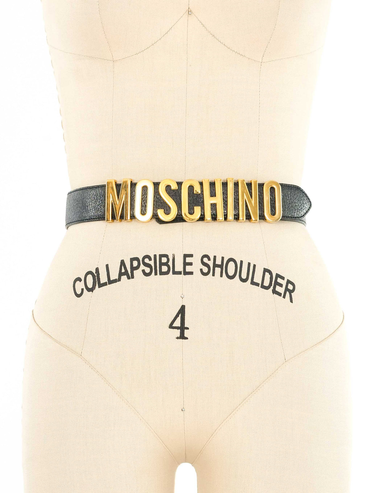 Moschino waist belt MOSCHINO men belt black 36US at Amazon Men main image 3