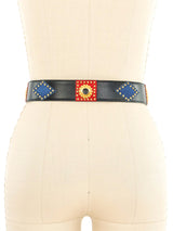 Escada Geometric Studded Belt Accessory arcadeshops.com