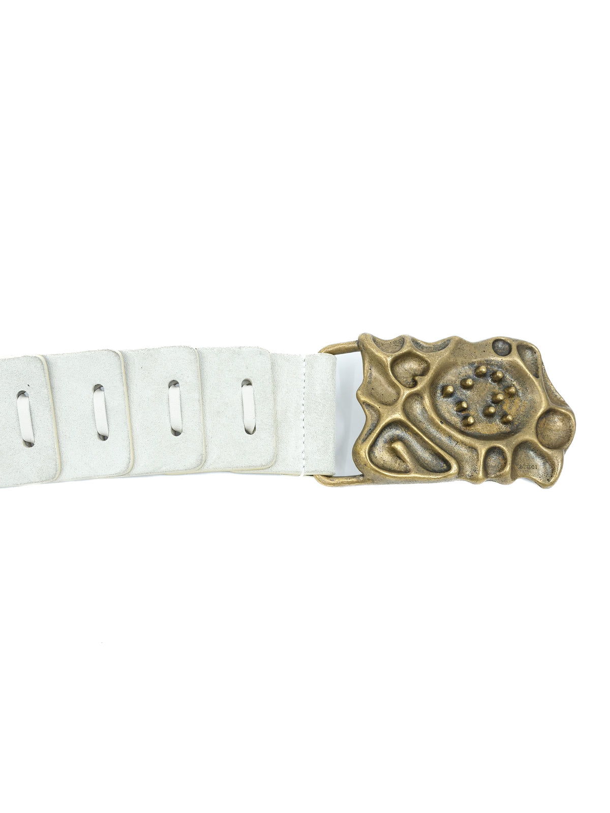 GUCCI SUED BELT Gucci Skinny GG Black Suede Belt – Occhi Azzurri main image 2