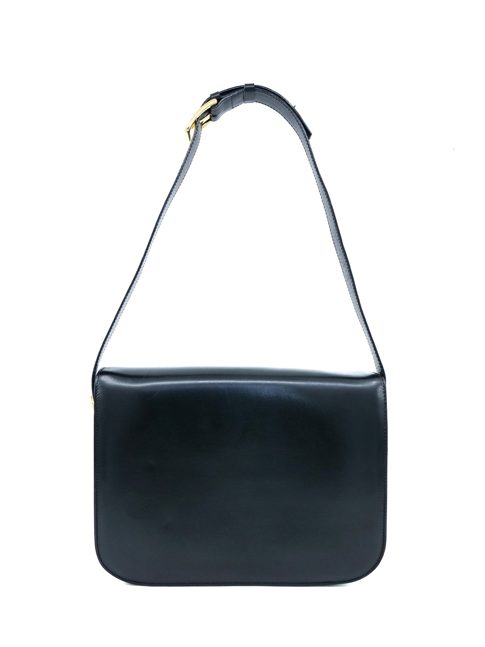 Celine Triomphe Leather Shoulder Bag