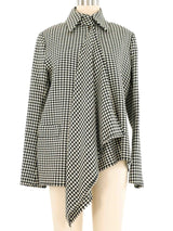 Yohji Yamamoto Houndstooth Jacket Cape Jacket arcadeshops.com