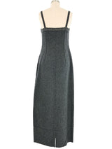 Philosophy di Alberta Ferretti Graphite Wool Tank Dress Dress arcadeshops.com